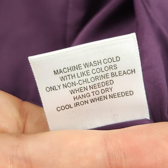 ModCloth Jacket Womens XS Purple Pink Floral Peplum Puff Shoulder Blazer Preppy - Picture 10 of 13